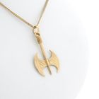 Image 10 of Gold pendant of a labrys.