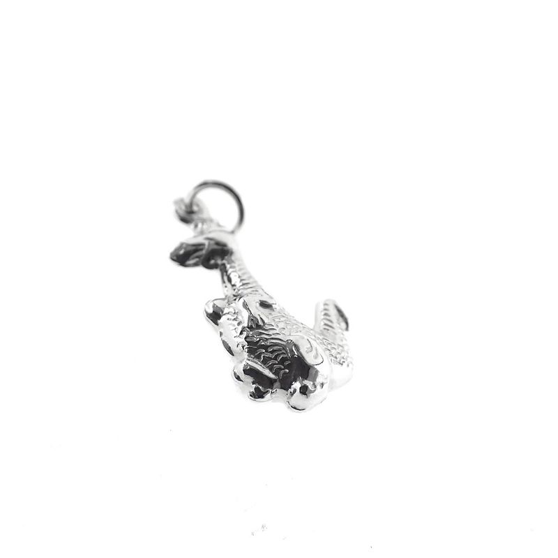 Image 3 of Silver charm; Dino