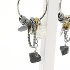 Image 6 of Silver earrings with a mix of pendants