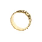 Afbeelding 5 van Gouden heren pinkring met patroon