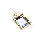 Image 5 of Gold pendant with topaz