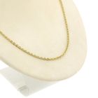 Image 3 of Gold anchor link necklace