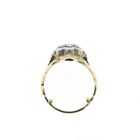 Image 5 of Gold ring with rose-cut diamonds; approx. 0.20 ct. | Antique