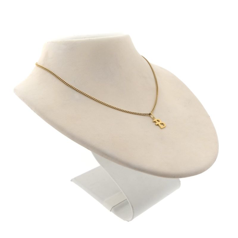 Image 6 of Gold pendant of the letter B