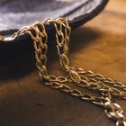 Image 2 of Golden fantasy link chain | 60.5 cm