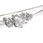 Image 7 of White gold brooch with diamond; 0.31 ct.