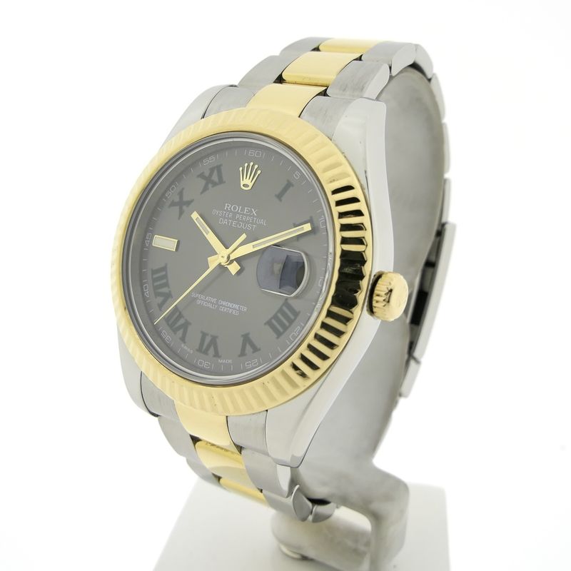 Image 2 of Rolex Datejust II 'Wimbledon' 116333; Gold/steel men's watch