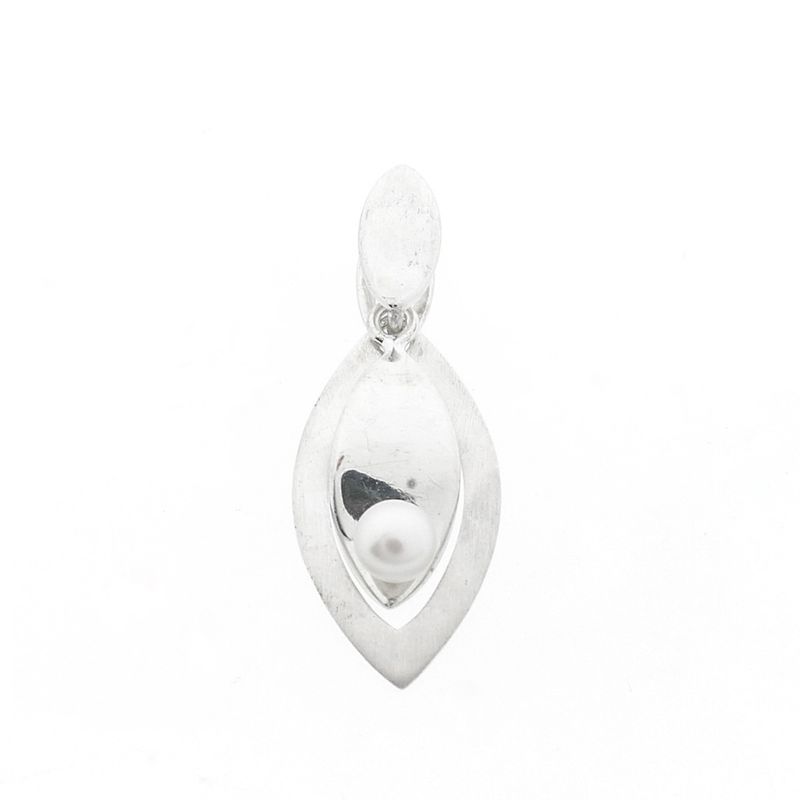 Image 1 of Silver pendant with pearl