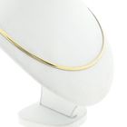 Image 3 of Bicolor gold omega link necklace; Dancangelo