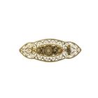 Image 1 of Vintage gold Zeeland button brooch | filigree technique