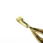 Image 7 of Two-tone gold minimalist pendant with diamond | 0.005 ct.