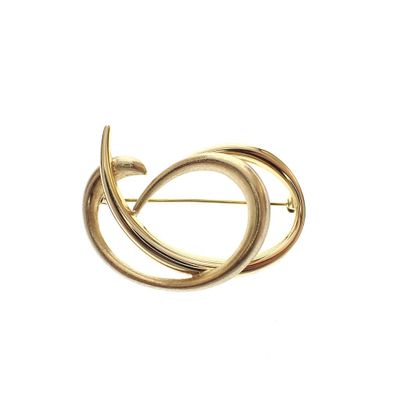 Image 1 of Golden fantasy brooch; Curl