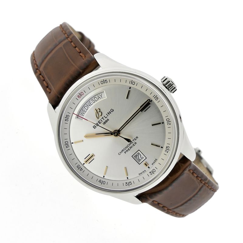 Image 9 of Breitling Premier Day Date A45340; Automatic men's watch