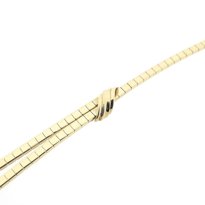 Image 5 of Gold Omega link necklace