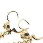 Image 8 of Oriental gold earrings with filigree strand