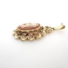 Image 3 of Vintage gold pendant with cameo