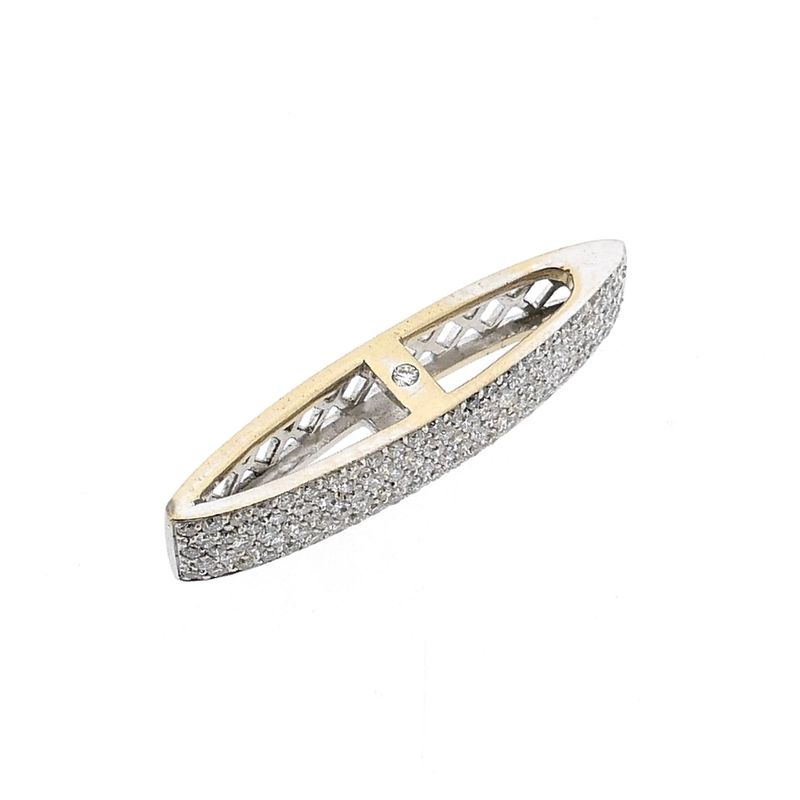 Image 10 of 18K Luxury White Gold Pendant with Diamonds
