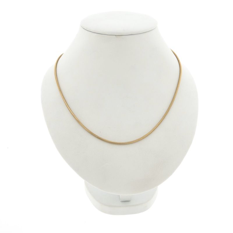 Image 4 of Gold snake link chain | 42.5 cm