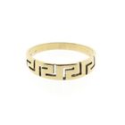 Image 3 of Vintage gold ring with meander pattern
