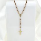 Image 6 of Two-tone gold rosary | 50 cm