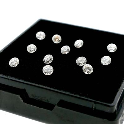 Image 1 of Set 1.01 ct. Brilliant-cut Natural Diamonds; Color F/G Quality; VS-SI + Quality Report