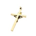 Image 3 of Rose gold pendant of a cross with corpus; INRI