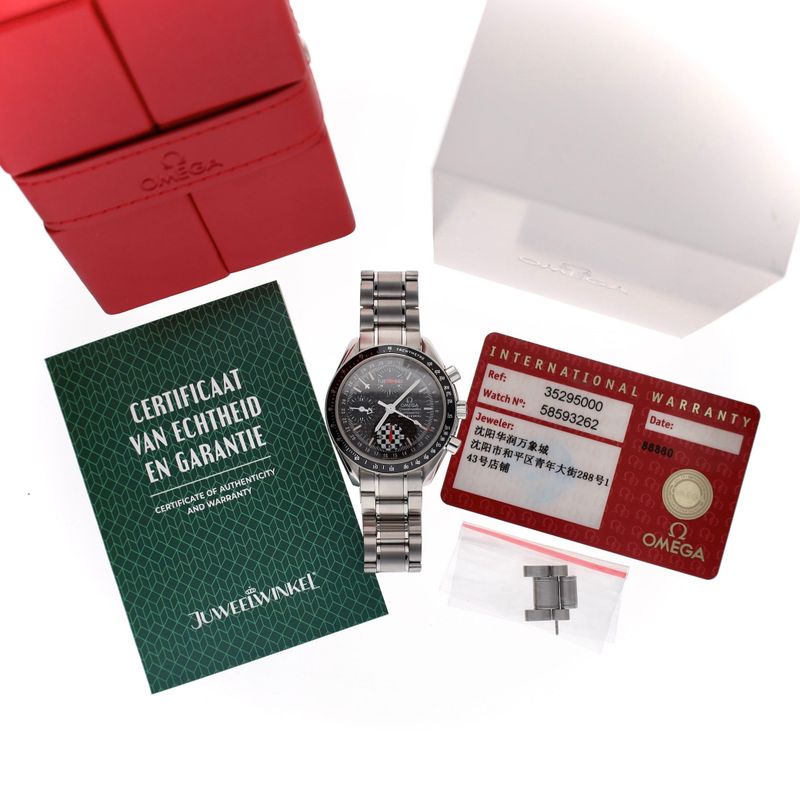 Image 2 of Omega Speedmaster 'Michael Schumacher Limited Edition' 3529.50.00; Automatic Men's Watch