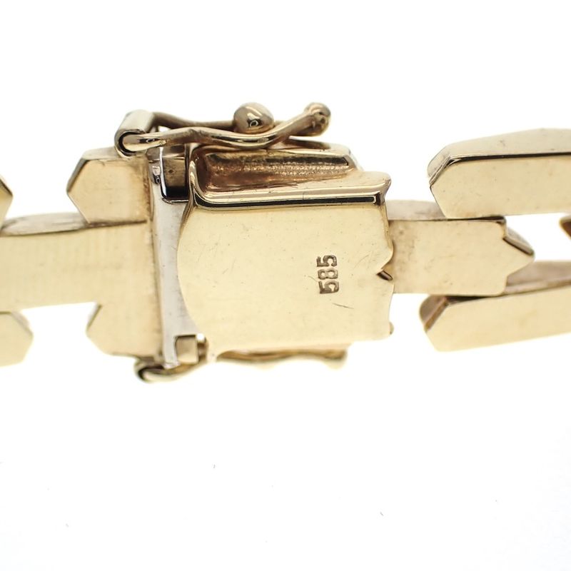 Image 4 of Gold bracelet with fantasy link | 19.5 cm