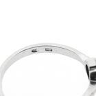 Image 9 of White gold solitaire ring with 0.03 ct diamond.