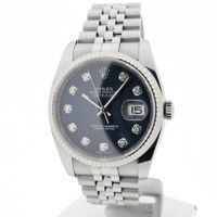 Rolex Datejust 36mm 116234; Automatic watch with diamond dial