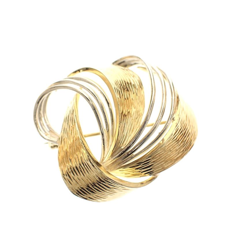 Image 1 of Two-tone gold fantasy brooch