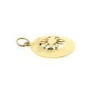 Image 9 of Gold zodiac sign pendant; Cancer | Fabiola