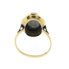 Image 5 of Gold ring with hematite