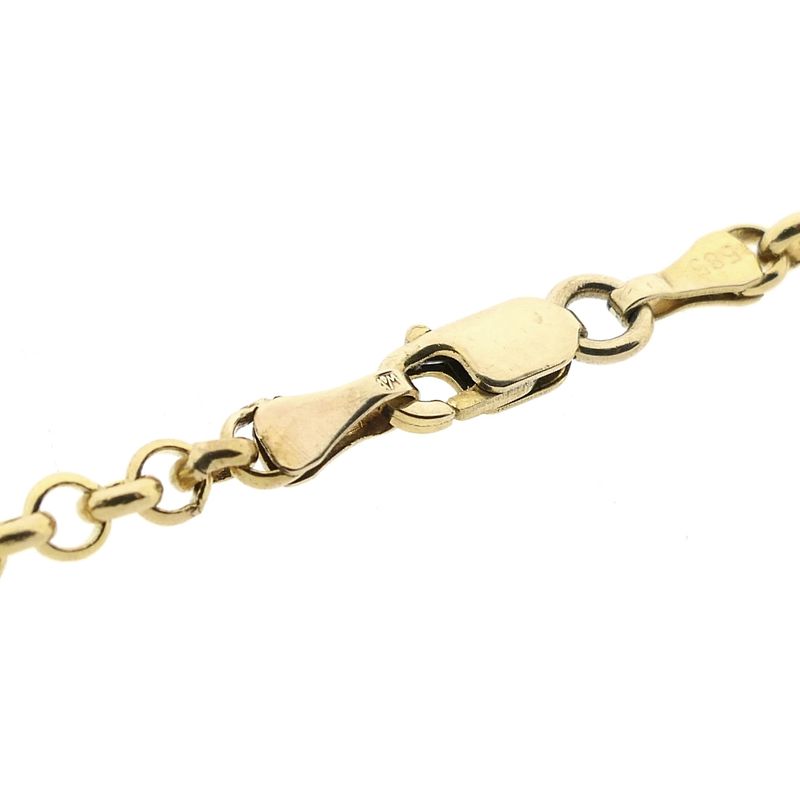 Afbeelding 4 van Gouden jasseron schakelketting 