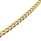 Image 3 of Gold flat gourmet link chain | 46.5 cm