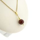 Image 2 of Vintage gold pendant with garnet