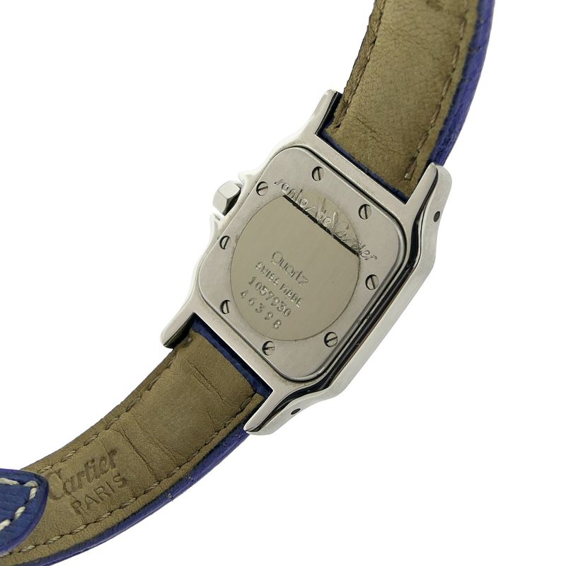 Image 17 of Cartier Santos Galbee; Gold/steel ladies watch