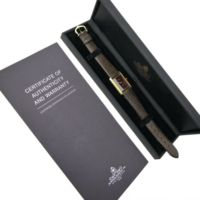 Image 4 of Cartier Tank Vermeil; Vintage mechanical women's watch