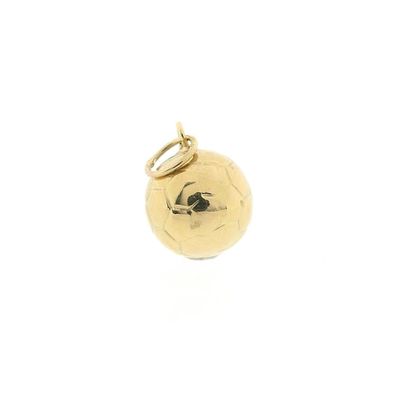 Image 1 of Gold pendant of a football