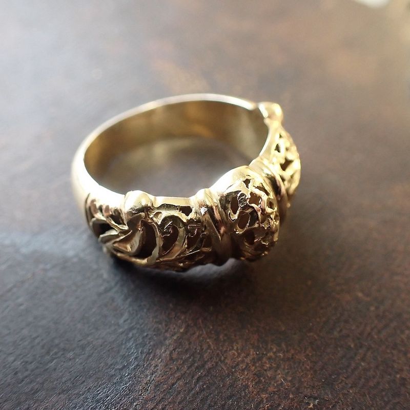 Image 4 of Gold robust ring | Vintage