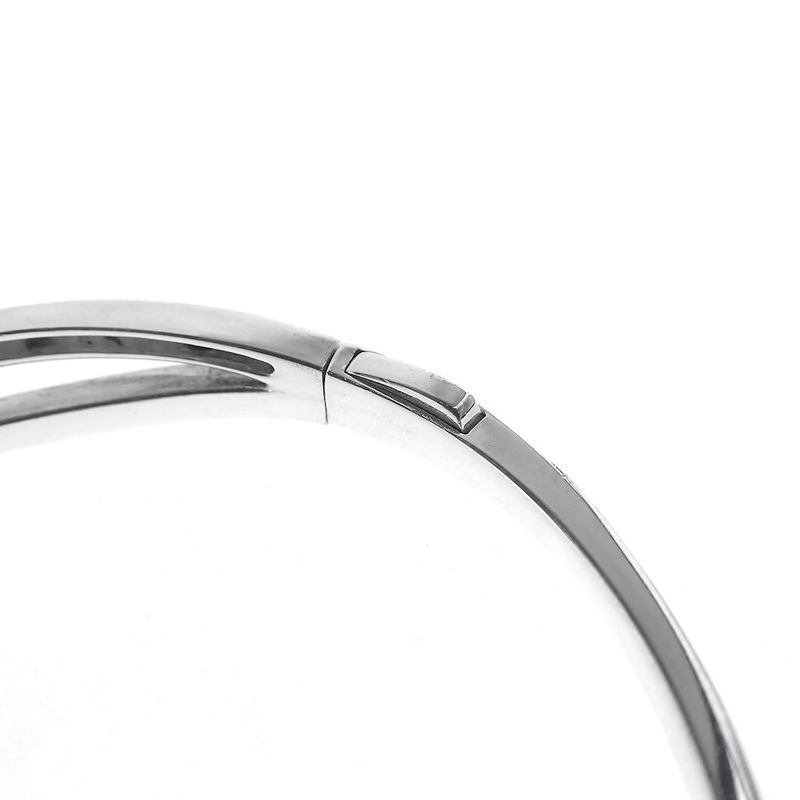 Image 5 of Pandora Signature Charm Bangle; Silver; | Ø 65 mm