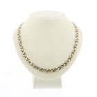 Image 1 of Two-tone gold fantasy link necklace | 41.5 cm