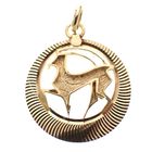 Image 1 of Gold Capricorn pendant
