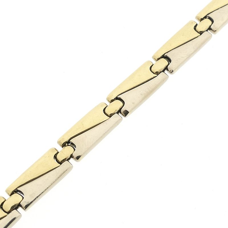 Image 8 of Two-tone gold fantasy link bracelet