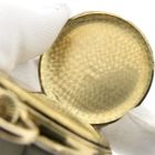 Image 5 of Eterna 14k gold pocket watch 1949; Royal Textile Factory C.T. Stork