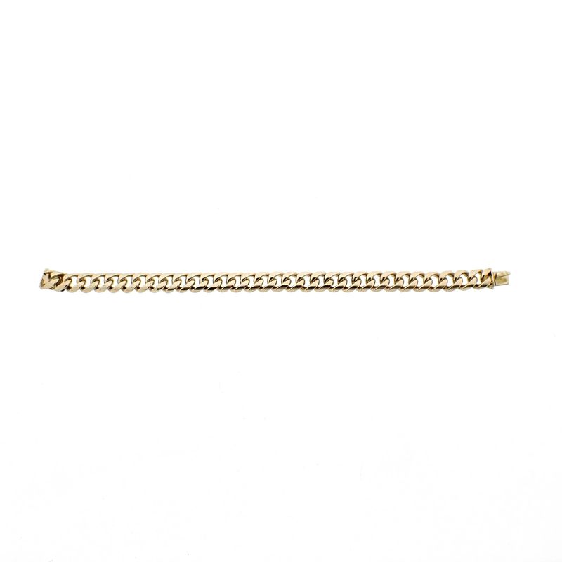 Image 5 of 18K Gold gourmet link bracelet | 20.5 cm