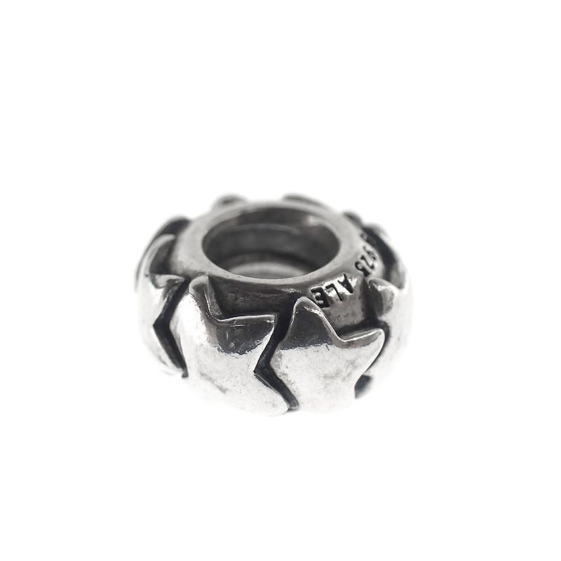 Image 4 of Pandora charm; Silver; Stars
