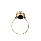 Afbeelding 3 van Gouden ring met hematiet