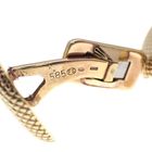 Image 4 of Gold ribbed cufflinks