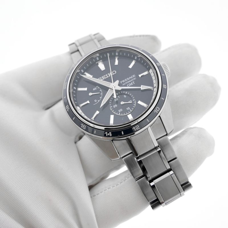 Image 14 of Seiko Presage Sharp Edged Ao-Fuji GMT Limited Edition SPB303J1; Automatic men's watch